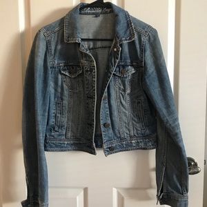 American Eagle Crop Jean Jacket